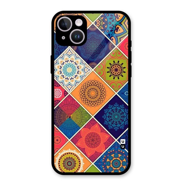 Multi Designs Glass Back Case for iPhone 14 Plus