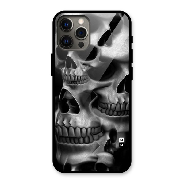 Multiple Skulls Glass Back Case for iPhone 12 Pro Max