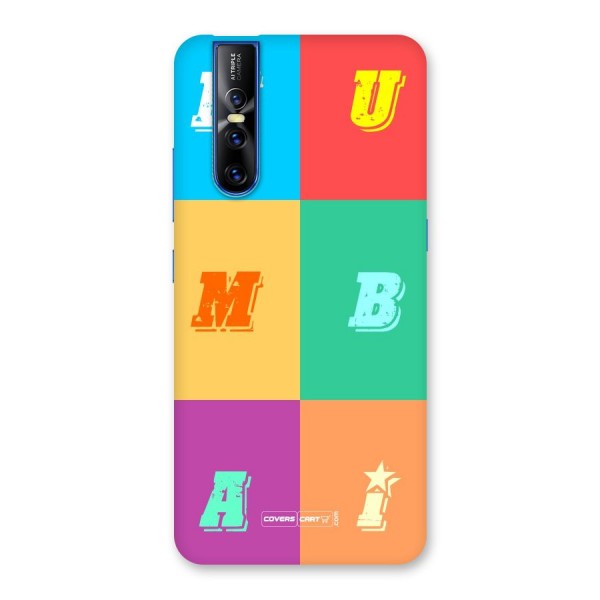 Mumbai Alphabets Back Case for Vivo V15 Pro