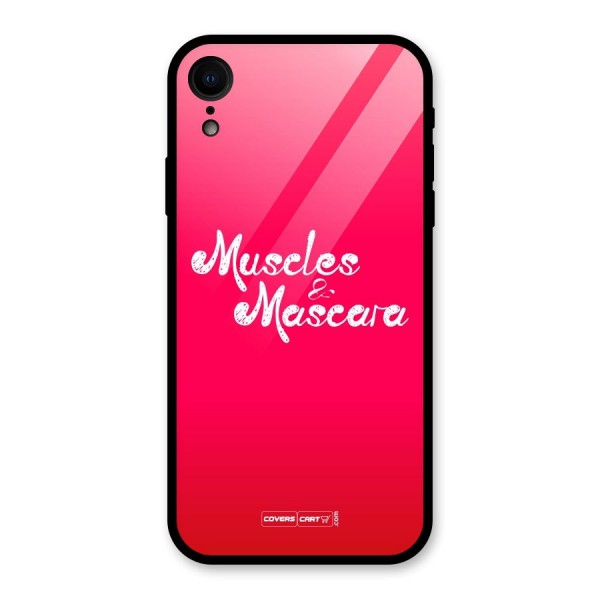 Muscles and Mascara Glass Back Case for XR