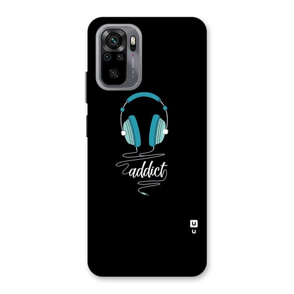 Music Addict Back Case for Redmi Note 10