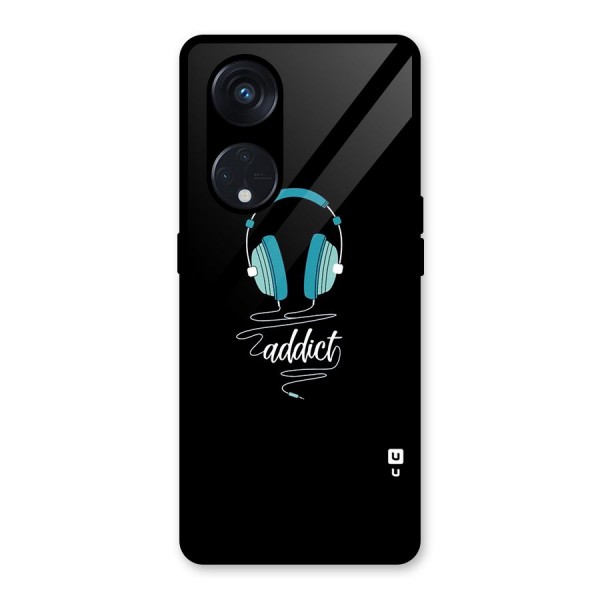 Music Addict Glass Back Case for Reno8 T 5G