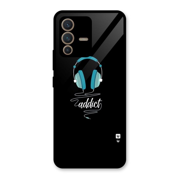 Music Addict Glass Back Case for Vivo V23 5G