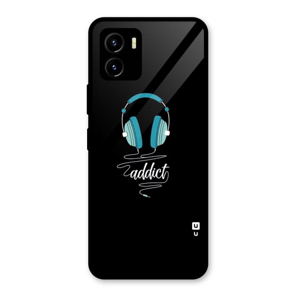 Music Addict Glass Back Case for Vivo Y15s