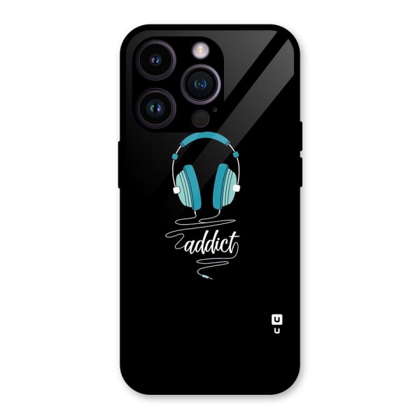 Music Addict Glass Back Case for iPhone 14 Pro