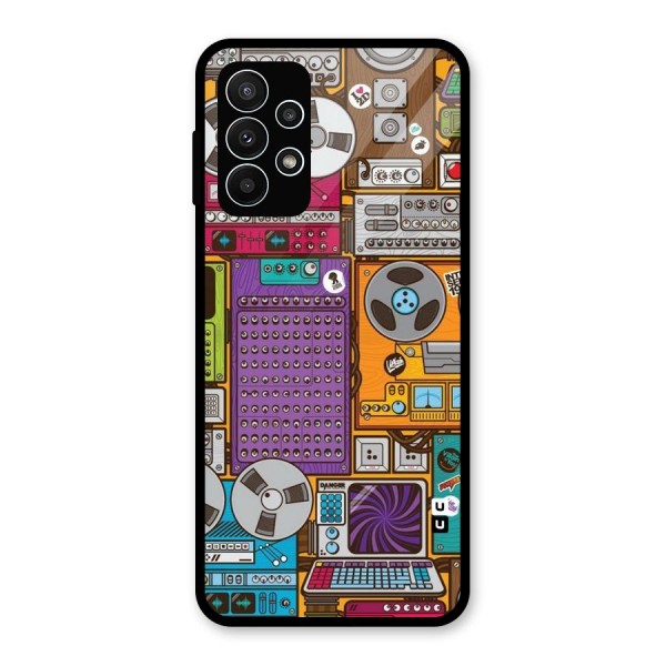 Music Decks Glass Back Case for Galaxy A23