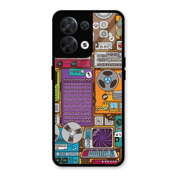 Music Decks Glass Back Case for Oppo Reno8 5G