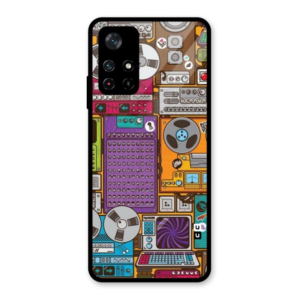 Music Decks Glass Back Case for Poco M4 Pro 5G