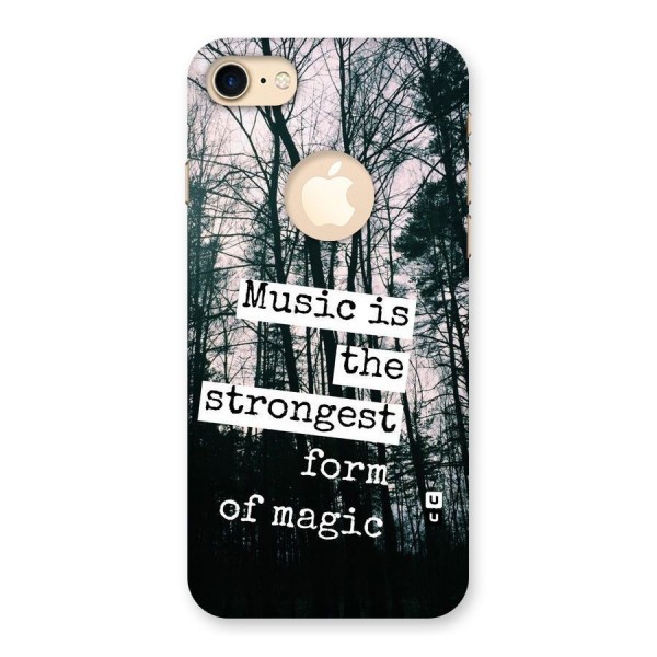 Music Magic Back Case for iPhone 8 Logo Cut