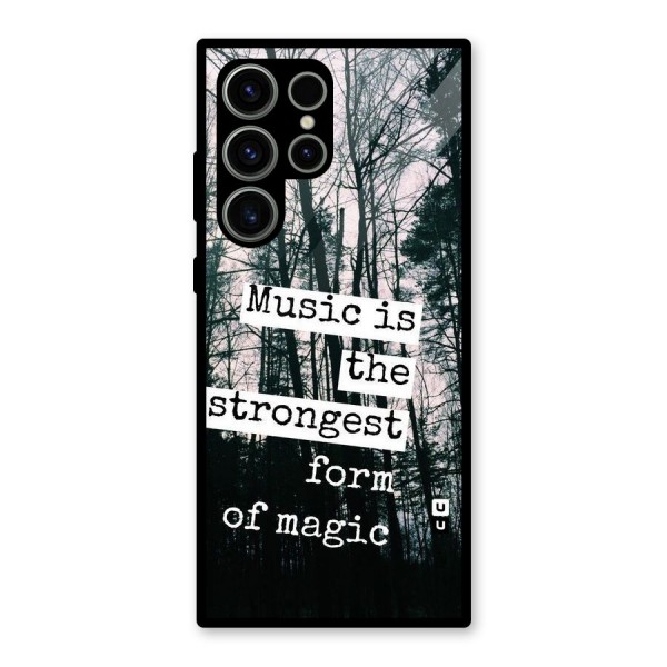 Music Magic Glass Back Case for Galaxy S23 Ultra