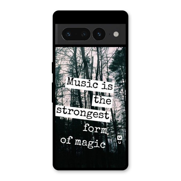 Music Magic Glass Back Case for Google Pixel 7 Pro