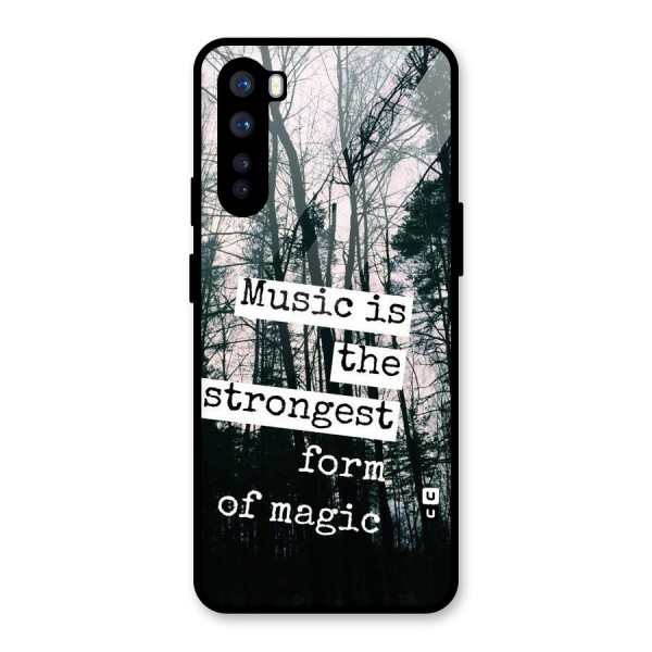 Music Magic Glass Back Case for OnePlus Nord