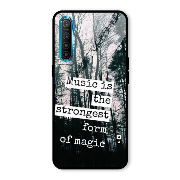 Music Magic Glass Back Case for Realme XT