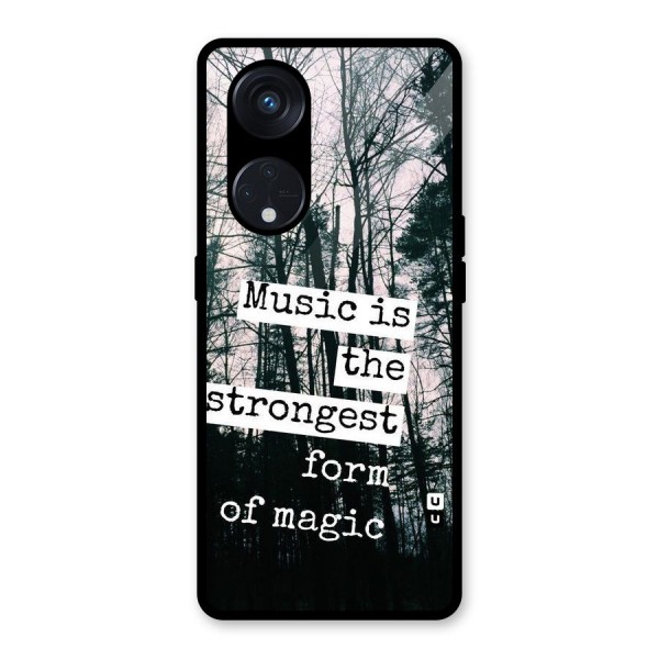 Music Magic Glass Back Case for Reno8 T 5G