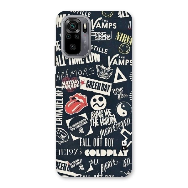 Music My Paradise Back Case for Redmi Note 10