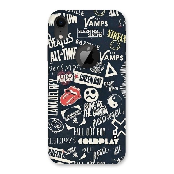 Music My Paradise Back Case for iPhone XR Logo Cut