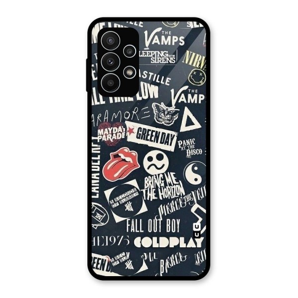 Music My Paradise Glass Back Case for Galaxy A23