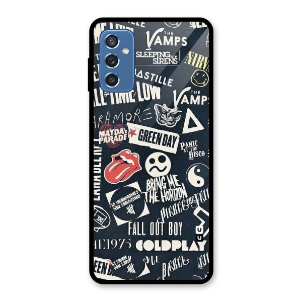 Music My Paradise Glass Back Case for Galaxy M52 5G