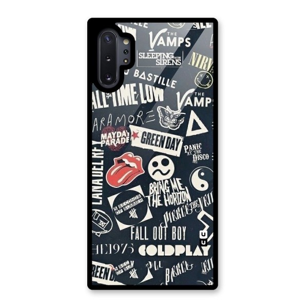 Music My Paradise Glass Back Case for Galaxy Note 10 Plus