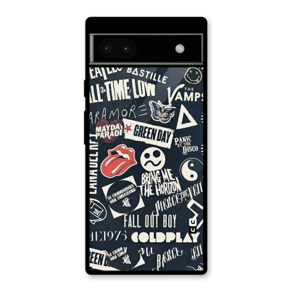 Music My Paradise Glass Back Case for Google Pixel 6a