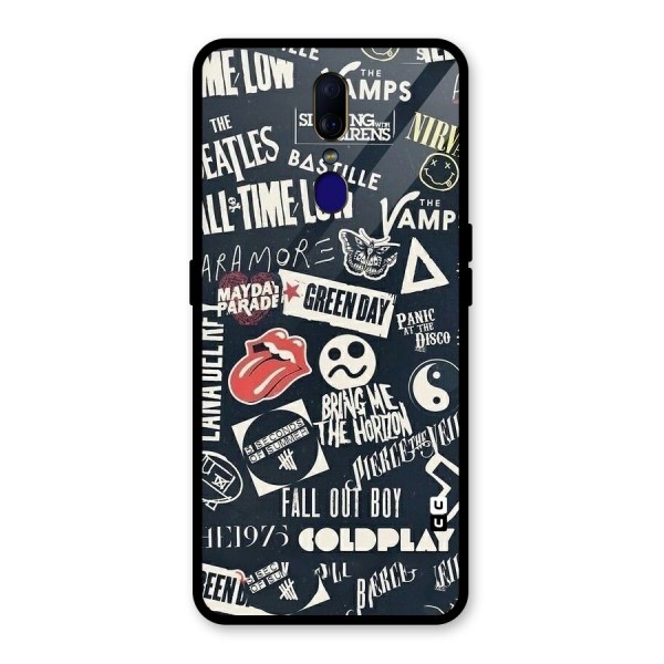 Music My Paradise Glass Back Case for Oppo F11