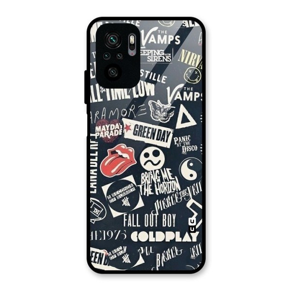 Music My Paradise Glass Back Case for Redmi Note 10S