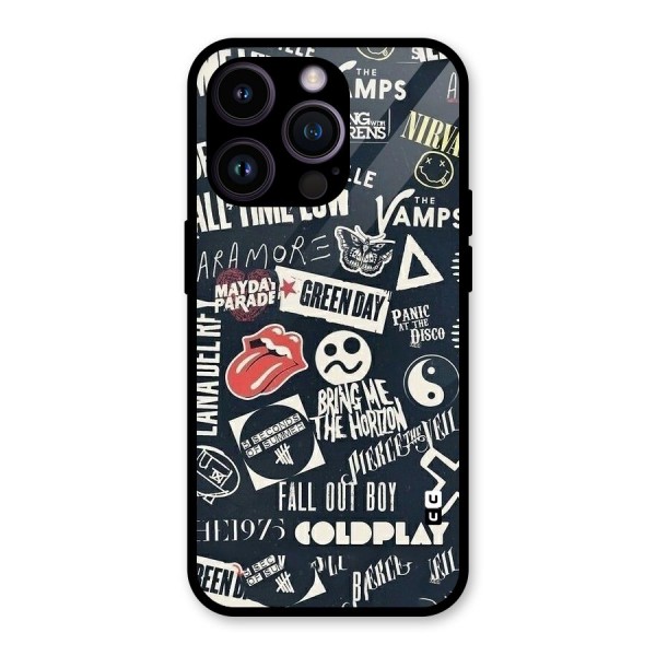 Music My Paradise Glass Back Case for iPhone 14 Pro