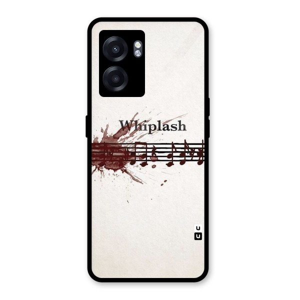 Music Notes Splash Glass Back Case for Oppo K10 (5G)