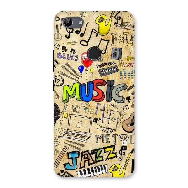 Music Pattern Back Case for Vivo Y81