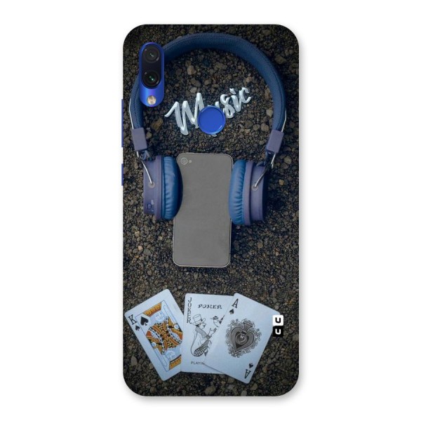 Music Power Cards Back Case for Redmi Note 7