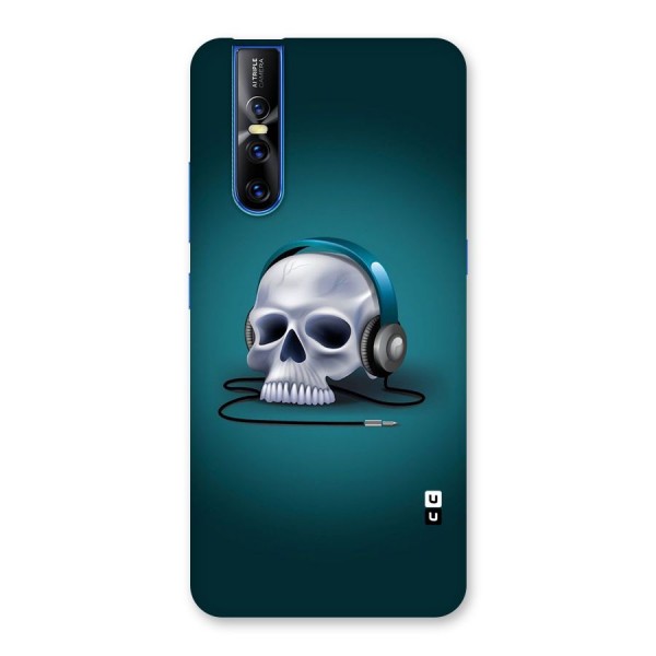 Music Skull Back Case for Vivo V15 Pro