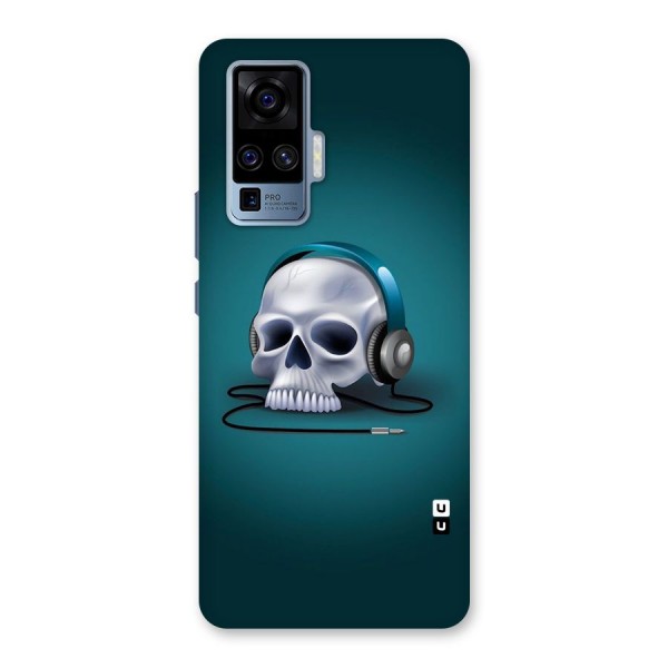 Music Skull Back Case for Vivo X50 Pro