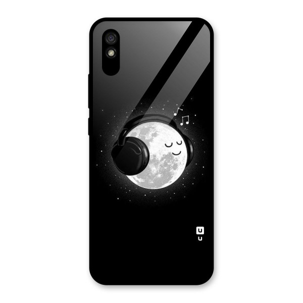 Music World Enjoying Glass Back Case for Redmi 9A