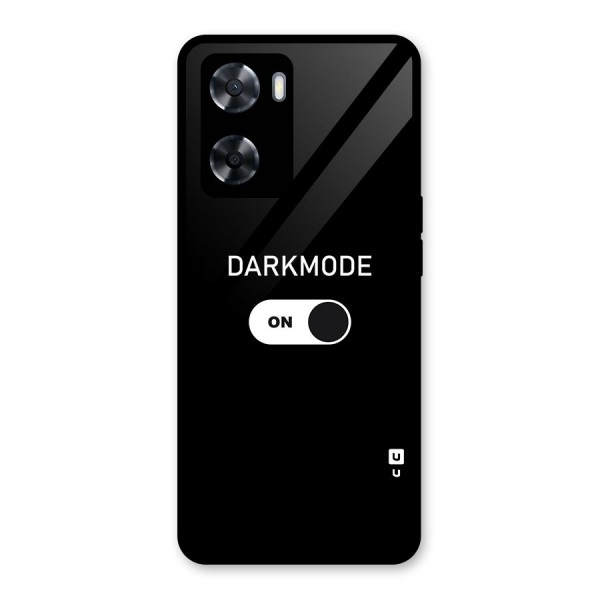 My Darkmode On Glass Back Case for Oppo A57 2022