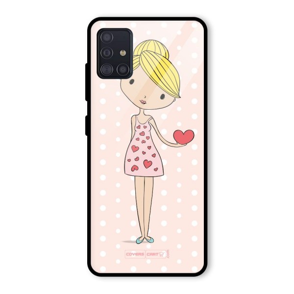 My Innocent Heart Glass Back Case for Galaxy A51