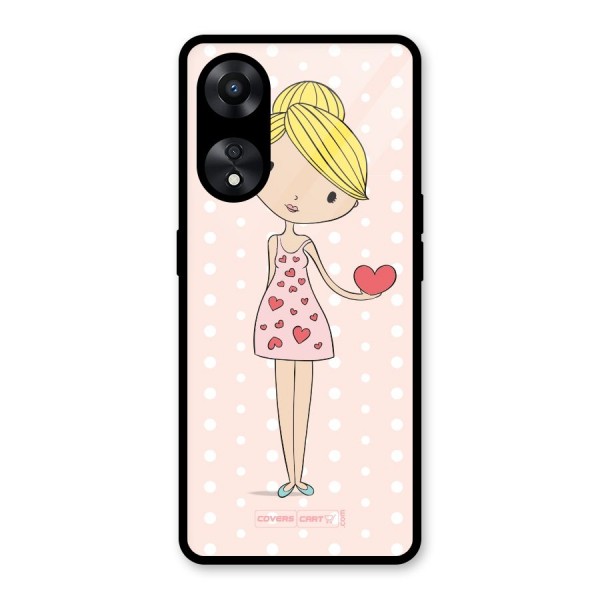 My Innocent Heart Glass Back Case for Oppo A78