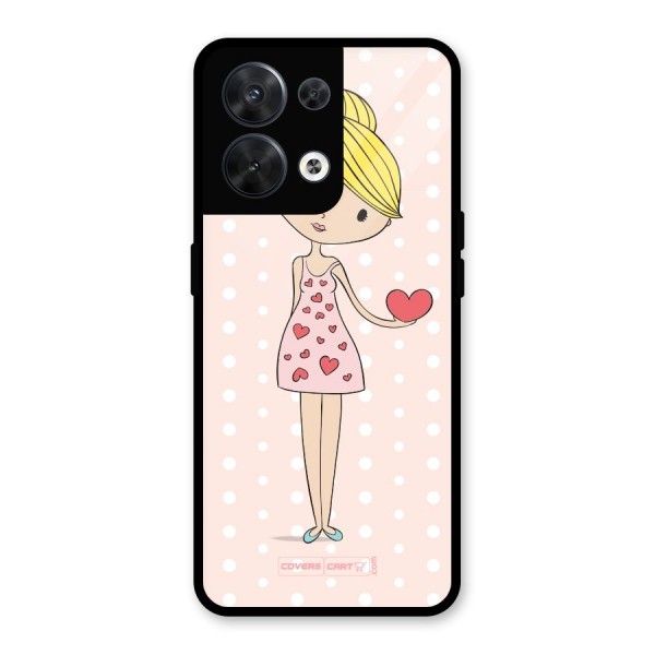 My Innocent Heart Glass Back Case for Oppo Reno8 5G