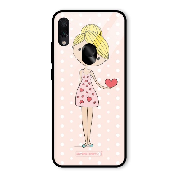 My Innocent Heart Glass Back Case for Redmi Note 7