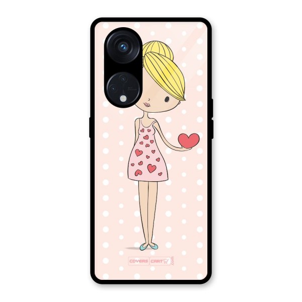 My Innocent Heart Glass Back Case for Reno8 T 5G