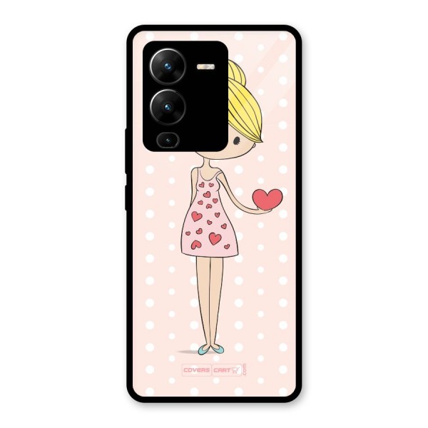 My Innocent Heart Glass Back Case for Vivo V25 Pro