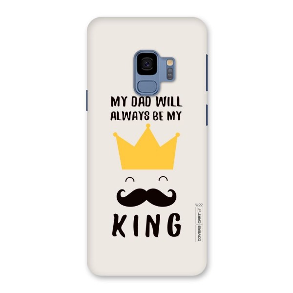 My King Dad Back Case for Galaxy S9