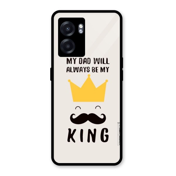 My King Dad Glass Back Case for Oppo K10 (5G)