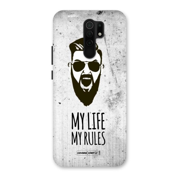 My Life My Rules Back Case for Redmi 9 Prime