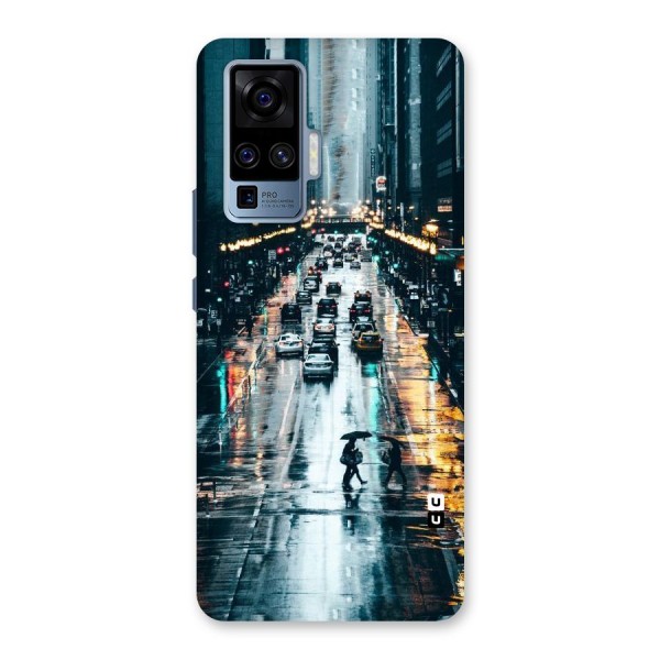 NY Streets Rainy Back Case for Vivo X50 Pro