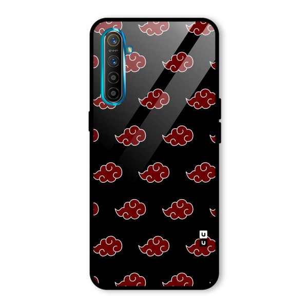 Naruto Akatsuki Pattern Glass Back Case for Realme XT