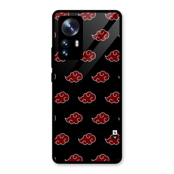 Naruto Akatsuki Pattern Glass Back Case for Xiaomi 12 Pro