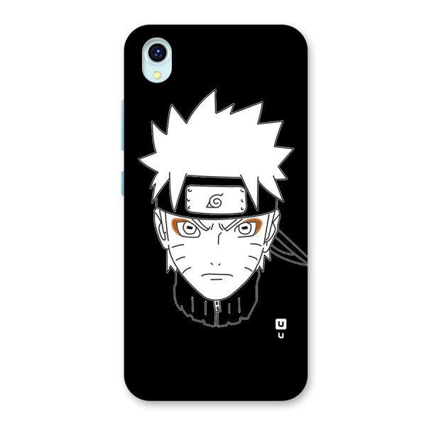 Naruto Black and White Art Back Case for Vivo Y1s