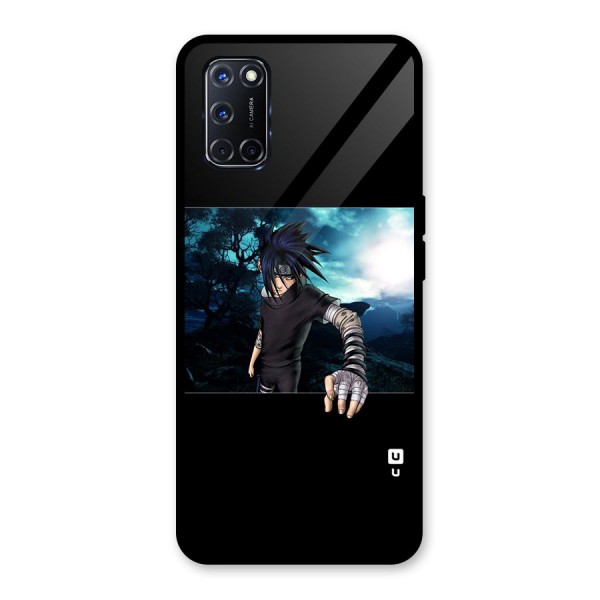 Naruto Cool Anime Night Glass Back Case for Oppo A52