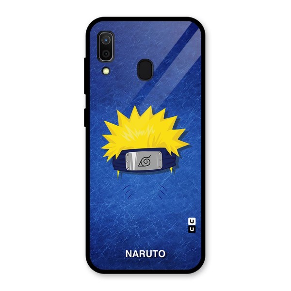 Naruto Headband Minimal Glass Back Case for Galaxy A30