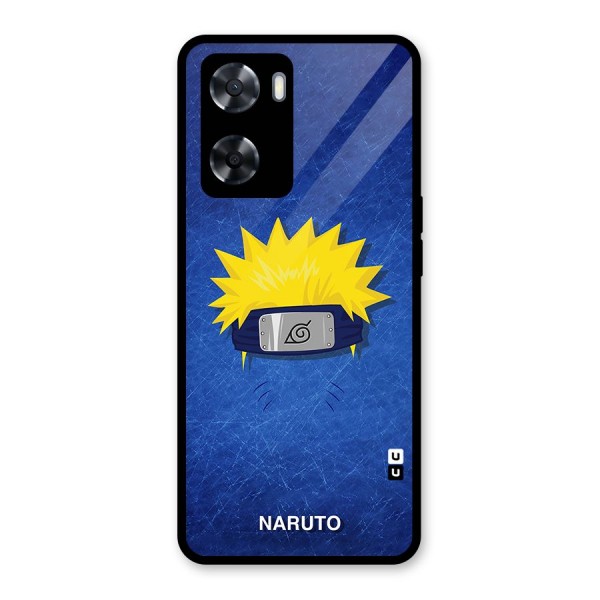 Naruto Headband Minimal Glass Back Case for Oppo A57 2022